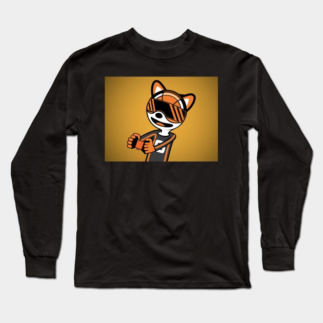 OpDaMyZr Gamer Fox Long Sleeve T-Shirt by MOULE